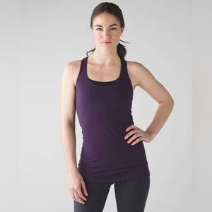 Lululemon cool racerback dark purple size 4